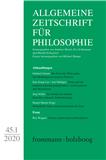 Allgemeine Zeitschrift für Philosophie（或：ALLGEMEINE ZEITSCHRIFT FUR PHILOSOPHIE）《大众哲学杂志》