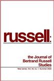 Russell-THE JOURNAL OF THE BERTRAND RUSSELL STUDIES《罗素：伯特兰·罗素研究杂志》