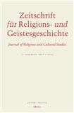 ZEITSCHRIFT FUR RELIGIONS-UND GEISTESGESCHICHTE《宗教与精神历史杂志》