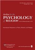 Archive for the Psychology of Religion-Archiv fur Religionspsychologie《宗教心理学档案》