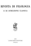 RIVISTA DI FILOLOGIA E DI ISTRUZIONE CLASSICA《语言学与古典教育杂志》