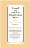 Journal of the American Musicological Society《美国音乐学会志》