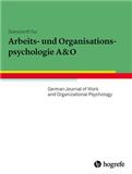 Zeitschrift für Arbeits-und Organisationspsychologie（或：ZEITSCHRIFT FUR ARBEITS-UND ORGANISATIONSPSYCHOLOGIE）《工业与组织心理学杂志》