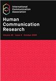Human Communication Research《人类传播研究》