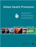 Global Health Promotion《全球健康促进》