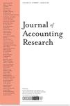 Journal of Accounting Research《会计研究杂志》