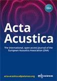 Acta Acustica《声学学报》（原：Acta Acustica United with Acustica）