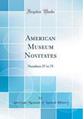 American Museum Novitates《美国博物馆通讯》