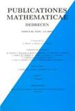 Publicationes Mathematicae Debrecen《数学出版物德布勒森》