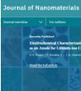 JOURNAL OF NANOMATERIALS《纳米材料学报》