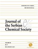 JOURNAL OF THE SERBIAN CHEMICAL SOCIETY《塞尔维亚化学学会杂志》