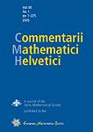 Commentarii Mathematici Helvetici《瑞士数学通讯》