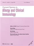 Current Opinion in Allergy and Clinical Immunology《变态反应与临床免疫学新见》