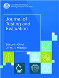 Journal of Testing and Evaluation《测试与评估杂志》