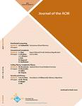 Journal of the ACM《美国计算机协会期刊》