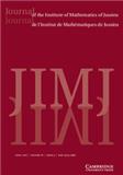 Journal of the Institute of Mathematics of Jussieu《Jussieu数学研究所杂志》