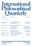 International Philosophical Quarterly《国际哲学季刊》