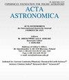 Acta Astronomica《天文学报》